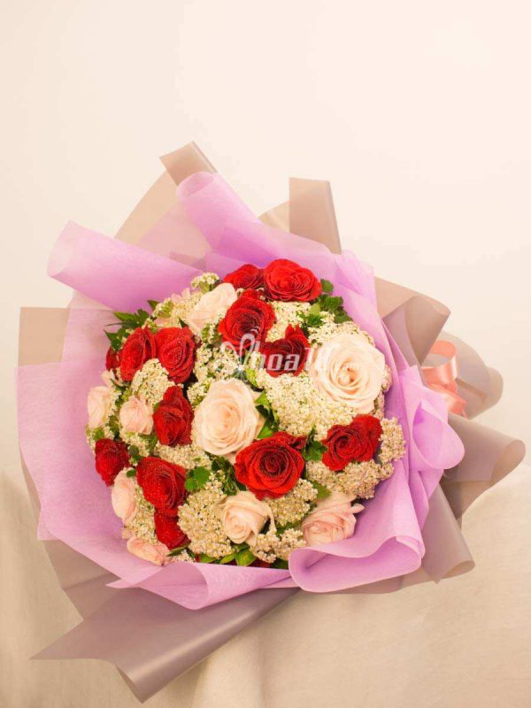 Bó hoa chúc mừng 20/11 đẹp - Hoa18 hoa 20/11