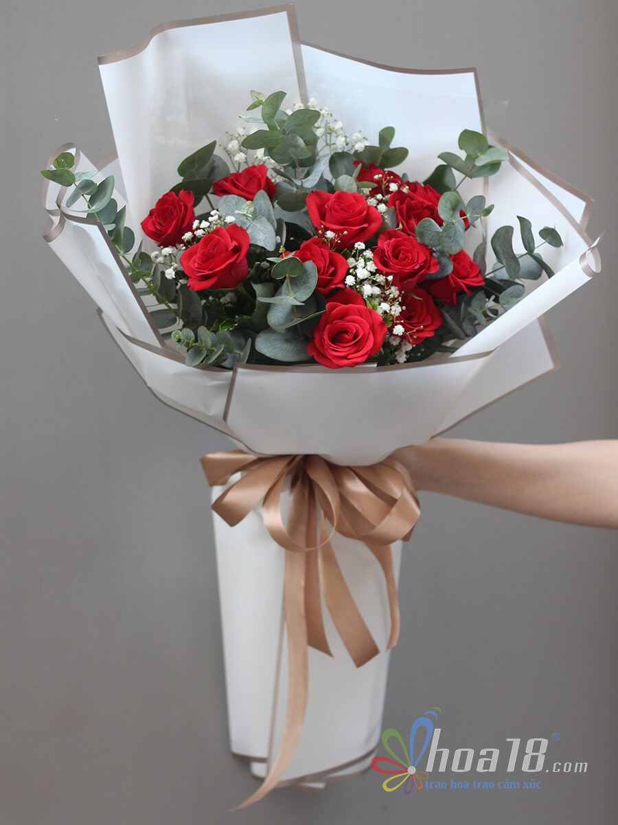 Thiết kế hoa tươi sang trọng Bó hoa tươi