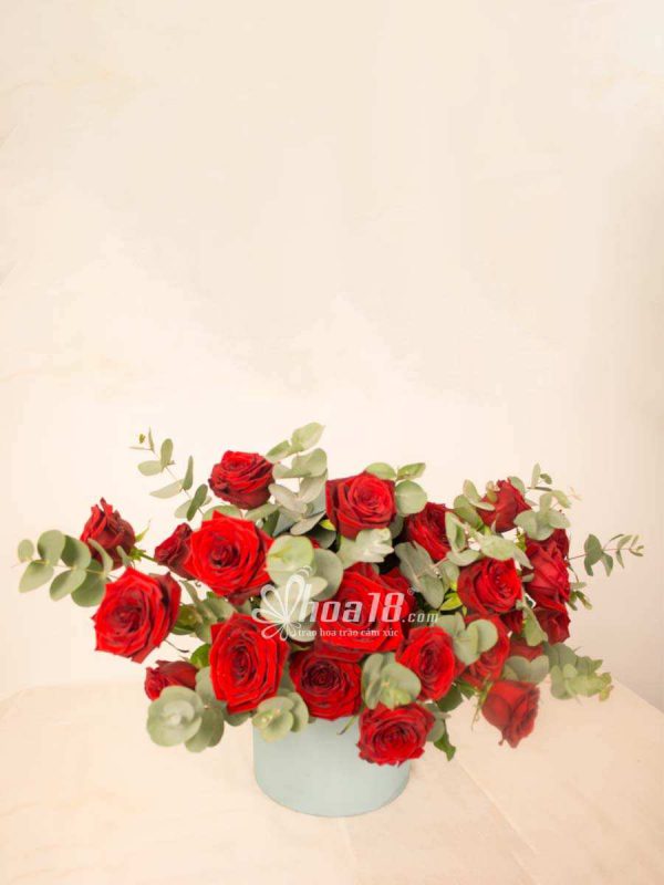 Thiết kế hoa tươi sang trọng Số lượng bông hồng - Thông điệp yêu thương dành cho người nhận - Hoa18.com