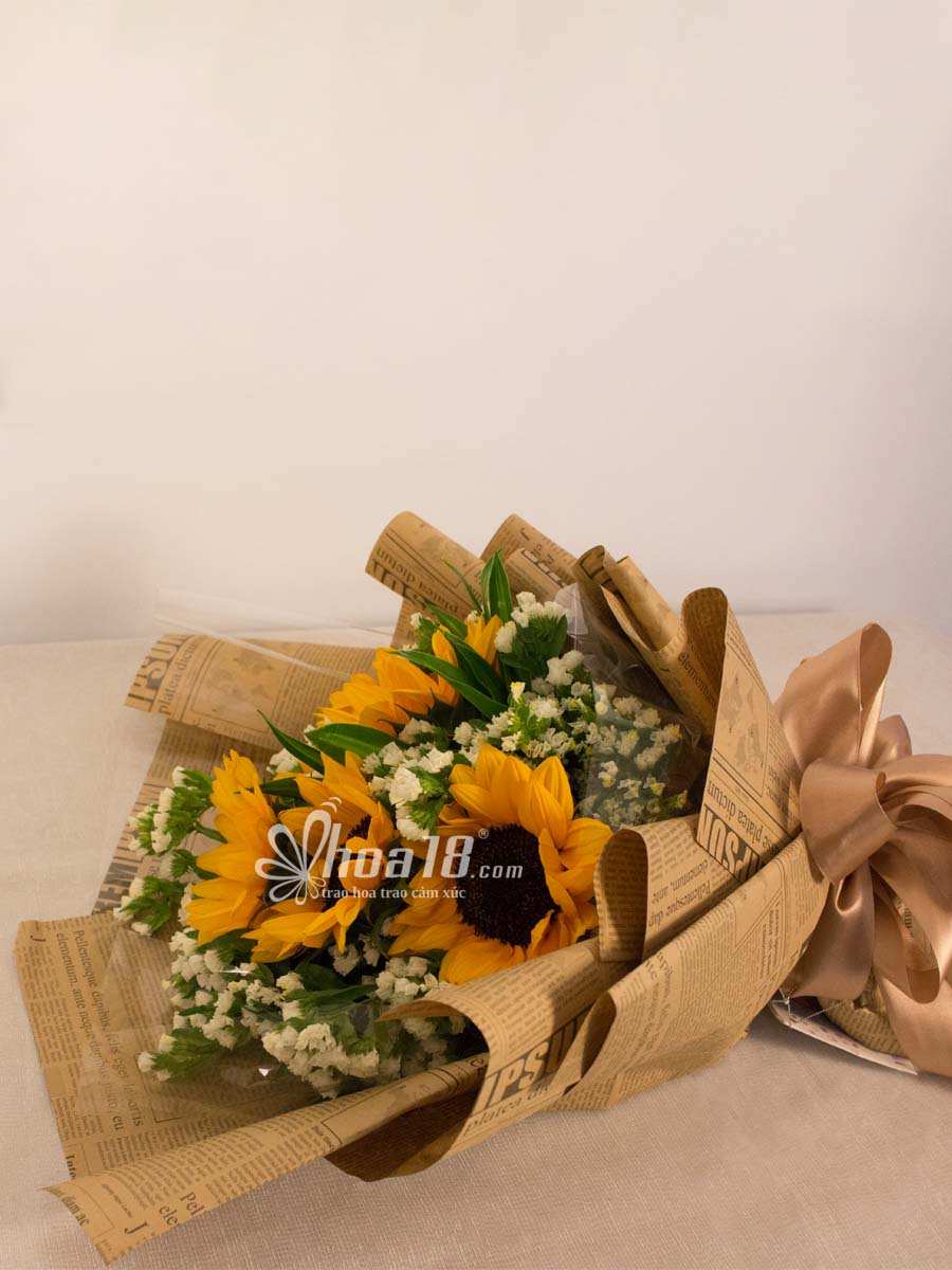 Thiết kế hoa tươi ấn tượng Bó hoa tươi