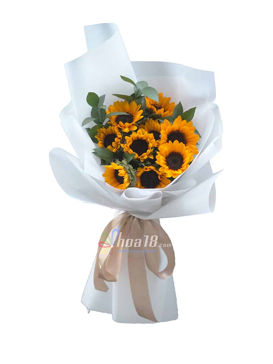 Thiết kế hoa tươi ấn tượng bó hoa tươi