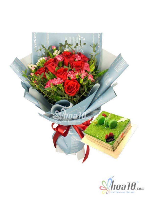 Hoa sinh nhật đẹp - món quà tuyệt vời hoa và bánh