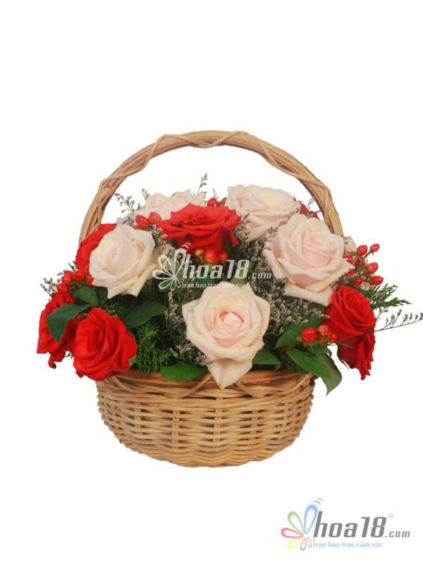 Giỏ hoa hồng đẹp và ý nghĩa nhất Hoa tươi