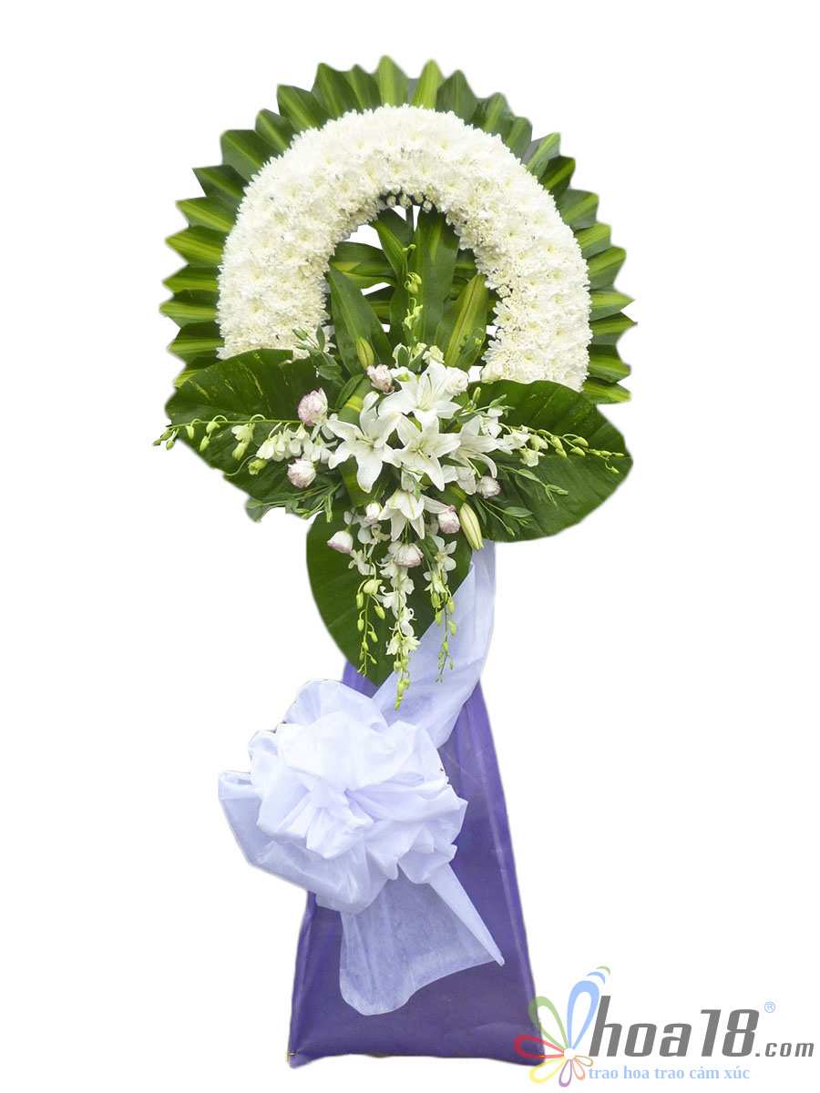 Thiết kế hoa tươi sang trọng hoa chia buồn
