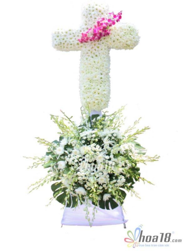 Thiết kế hoa tươi sang trọng hoa chia buồn