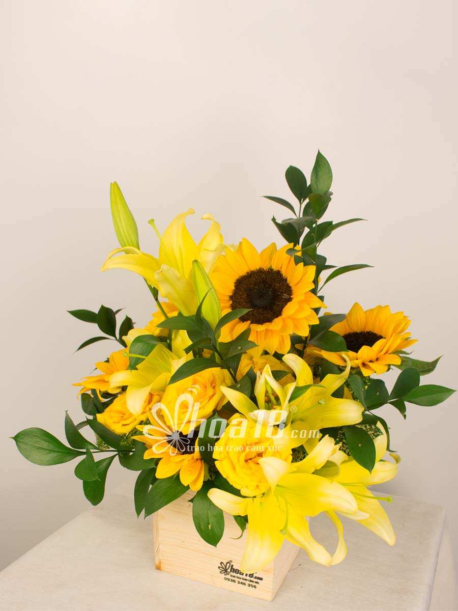 Thiết kế hoa tươi sang trọng Bó hoa tươi