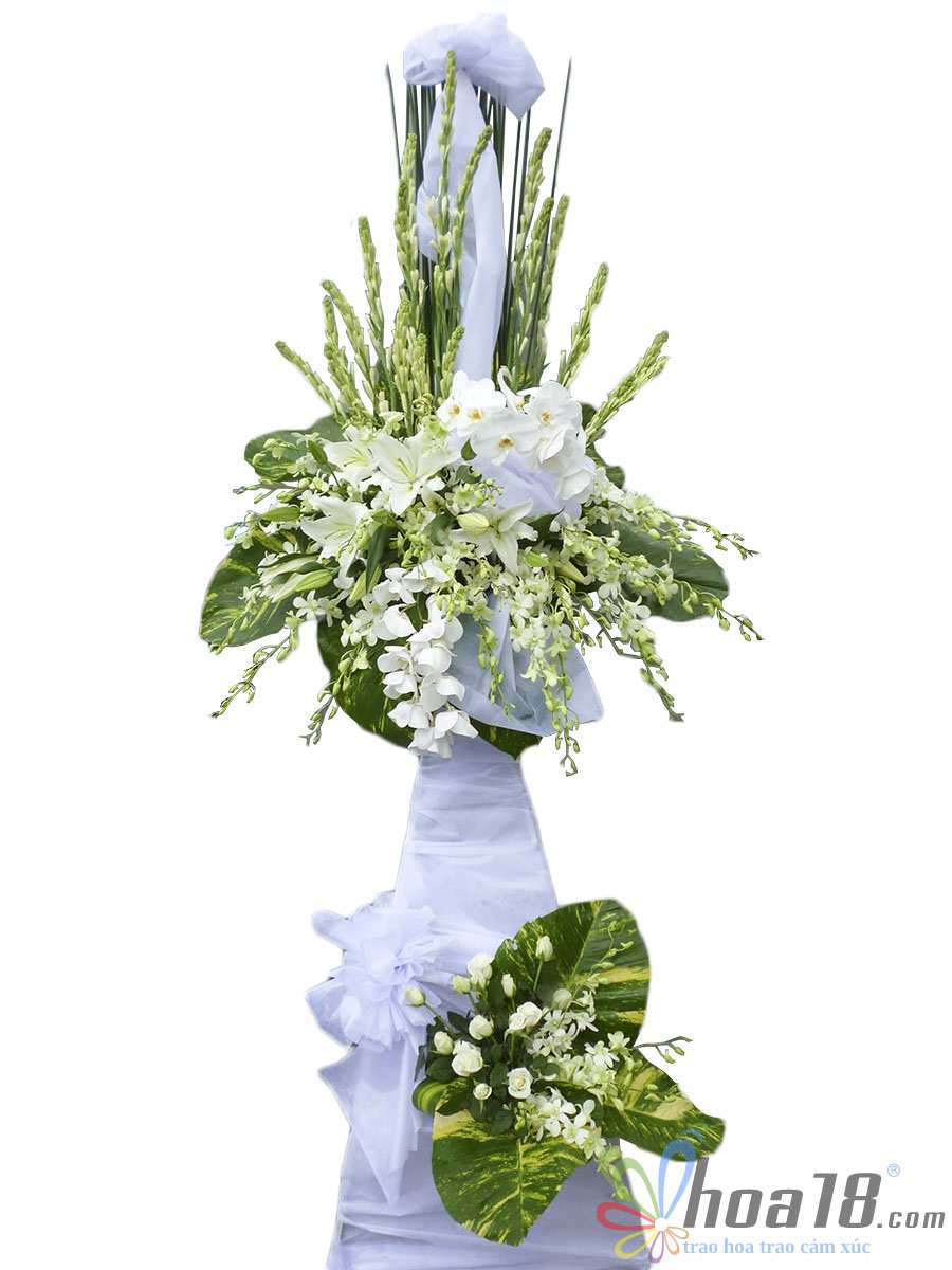 Thiết kế hoa tươi sang trọng hoa chia buồn