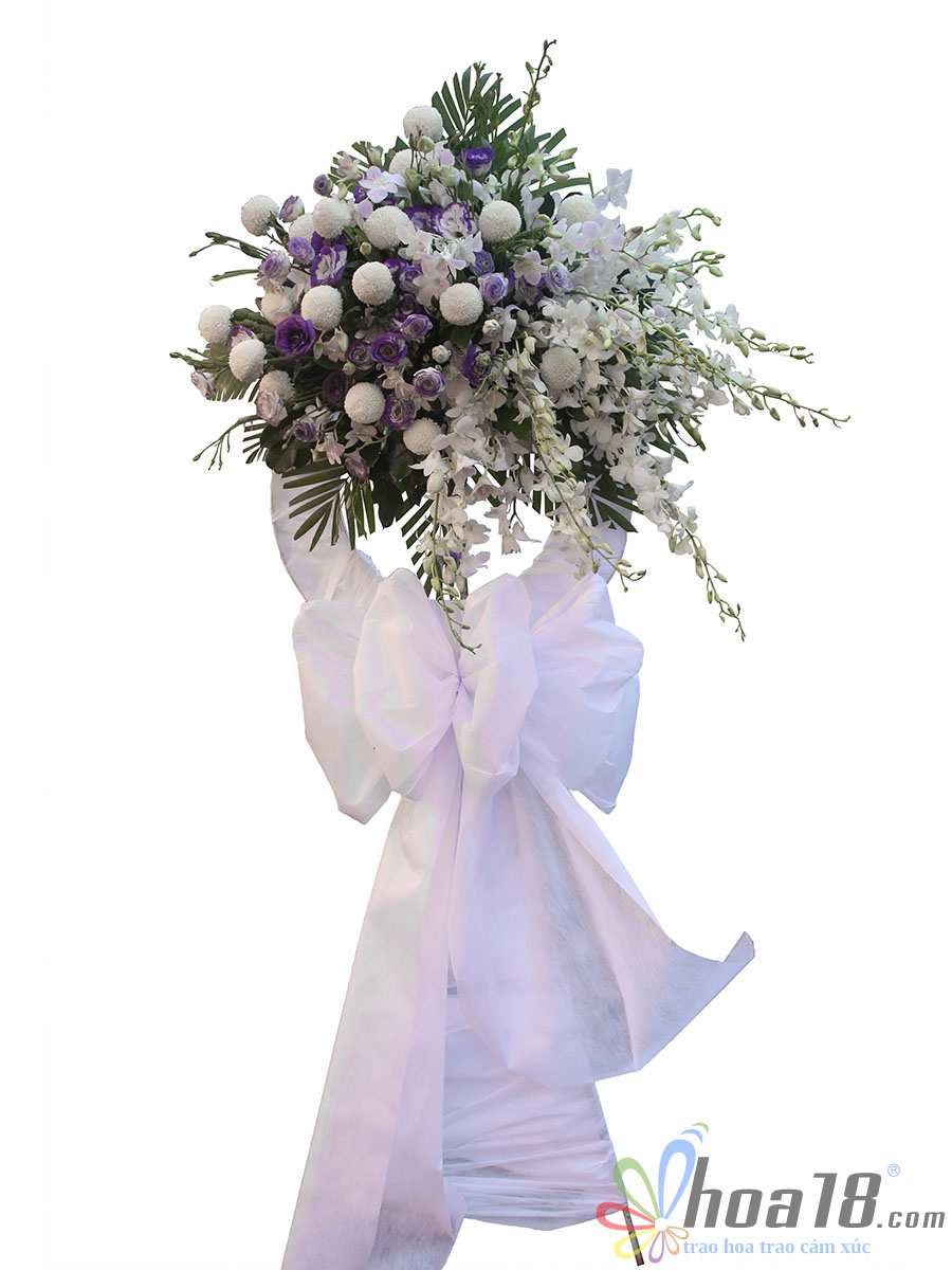 Thiết kế hoa tươi sang trọng hoa chia buồn