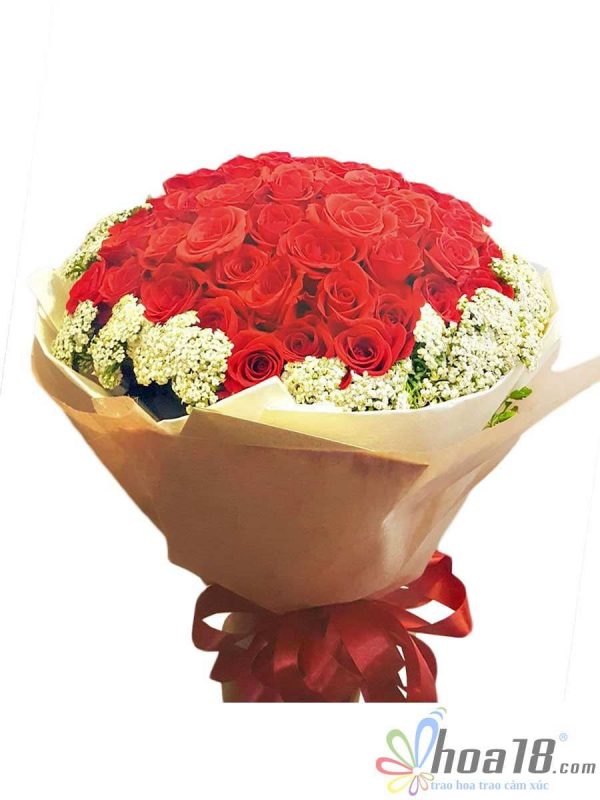 Hoa 20/11 dáng tròn đại diện cho lời chúc sức khỏe dồi dào gửi đến thầy cô giáo hoa 20/11
