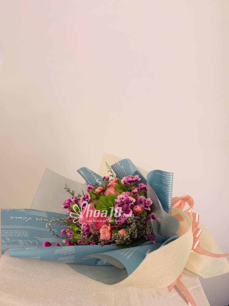 Thiết kế hoa tươi đẹp Bó hoa tươi